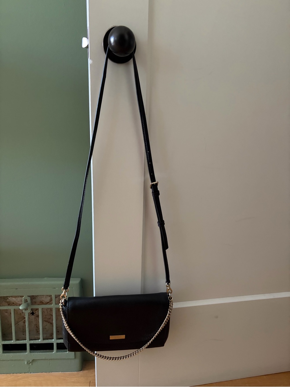 Kate Spade black leather purse